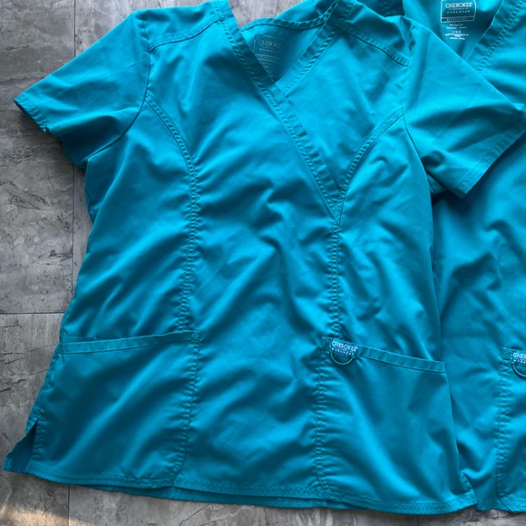 Cherokee Scrub Tops With Pants Bundle - Picture 2 of 8